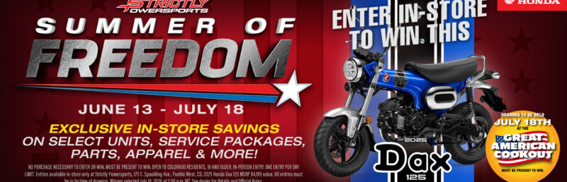 summer of freedom promotion