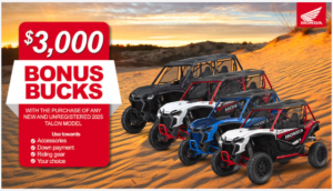 Read more about the article $3,000 Bonus Bucks on Talon models