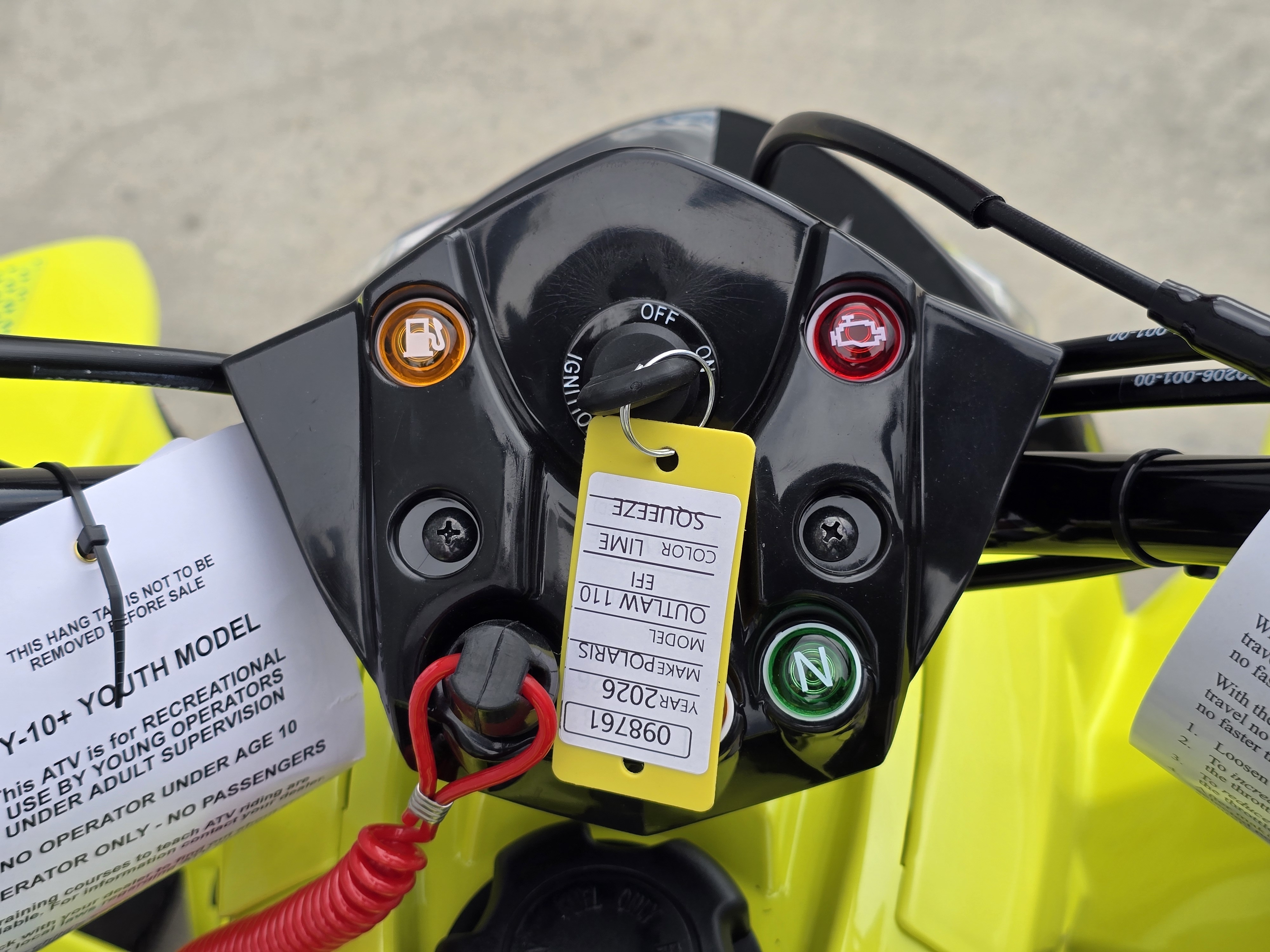 2026 Polaris Outlaw 110 EFI ATV