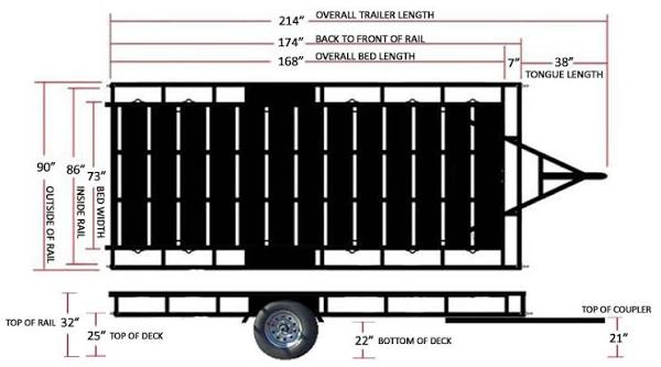 2027 Echo Trailers EEW-14-14 ATV Trailer